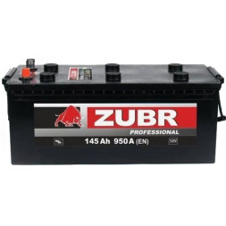 Аккумулятор грузовой ZUBR PROFESSIONAL 145Ач 950A
