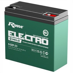 Аккумулятор тяговый RDrive Electro 6-DZF-23 32Ач (6-DZM-23) Аккумулятор тяговый RDrive Electro 6-DZF-23 32Ач (6-DZM-23)