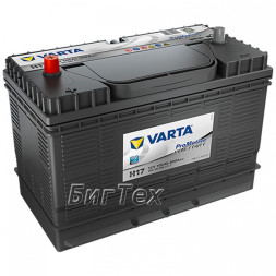 Аккумулятор грузовой VARTA ProMotive Heavy Duty 105Ah (H17) Аккумулятор грузовой VARTA ProMotive Heavy Duty 105Ah (H17)