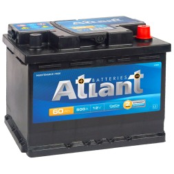 Аккумулятор автомобильный ATLANT 60 Ач 520А Аккумулятор автомобильный ATLANT 60 Ач 520А