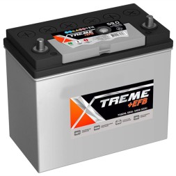 Аккумулятор автомобильный XTREME EFB 75B24L 59Ah 540A