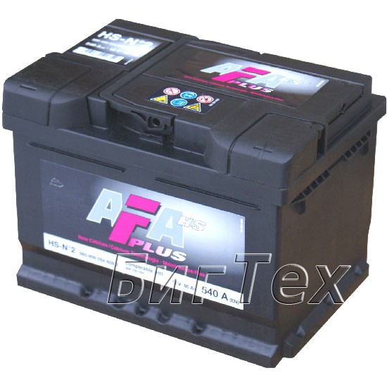 Аккумулятор автомобильный AFA Plus AF-H5R 60 Ач