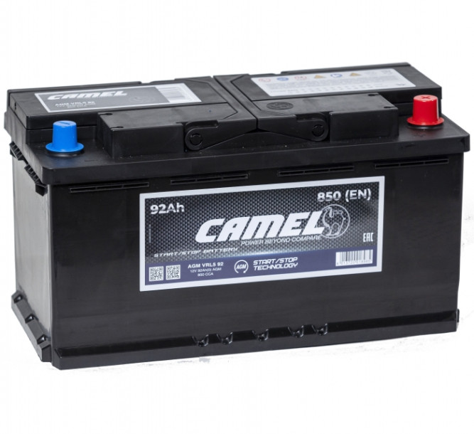 Аккумулятор автомобильный CAMEL AGM VRL5 92Ah