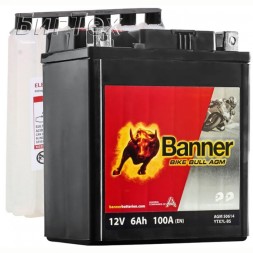Мото аккумулятор BANNER BIKE Bull AGM YTX7L-BS (50614) 6Ач 100А