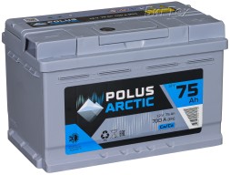 Аккумулятор автомобильный POLUS ARCTIC 75Ач 700А L3 низкий о.п