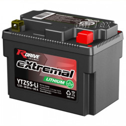 Мото аккумулятор Rdrive LITHIUM YTZ5S-Li 38 Втч (3Ah)