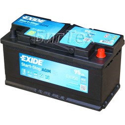 Аккумулятор автомобильный Exide AGM Start-Stop EK950 95 Ач Аккумулятор автомобильный Exide AGM Start-Stop EK950 95 Ач
