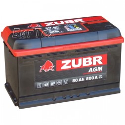 Аккумулятор автомобильный ZUBR AGM ZA800 80 Ач Аккумулятор автомобильный ZUBR AGM ZA800 80 Ач