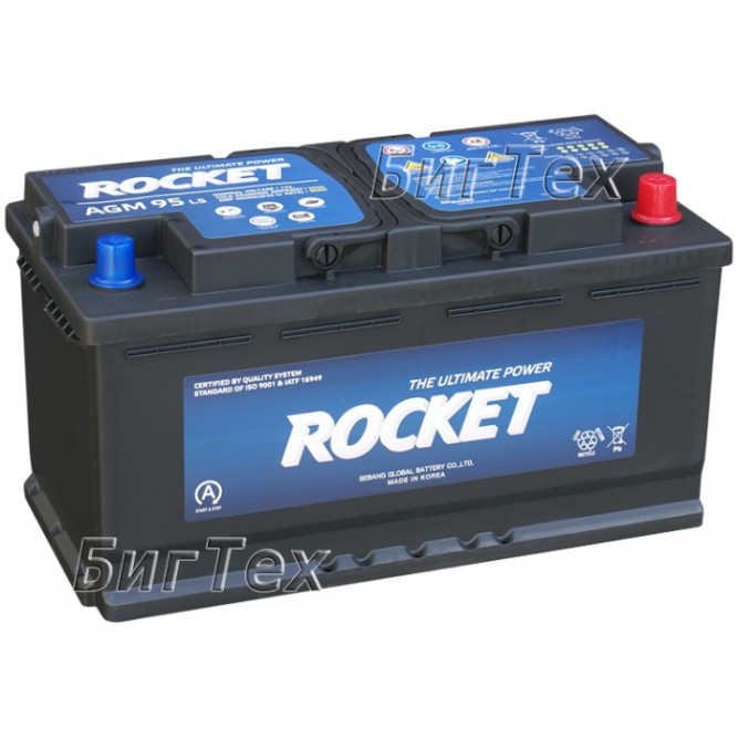 Аккумулятор автомобильный ROCKET AGM L5 95Ач 850A