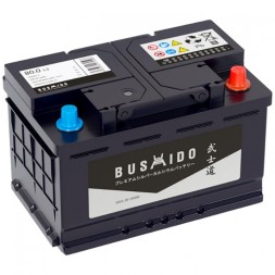 Аккумулятор автомобильный BUSHIDO SJ L3 80 Ач 750A