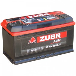 Аккумулятор автомобильный ZUBR AGM ZA950 95 Ач Аккумулятор автомобильный ZUBR AGM ZA950 95 Ач