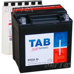Мото аккумулятор TAB MOTO MYIX30LBS AGM (YIX30L-BS) 30 Ач
