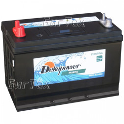Аккумулятор лодочный DekaPower 27M6, 100 Ач (стартерный)