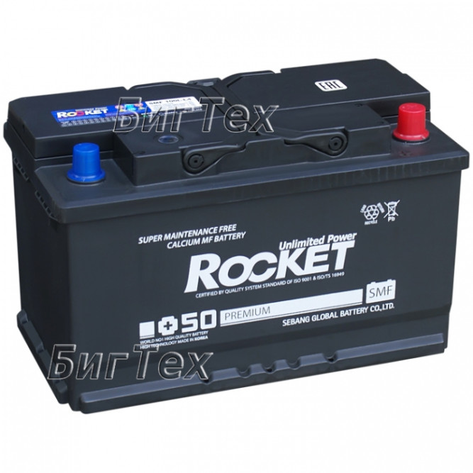 Аккумулятор автомобильный ROCKET SMF 80L LB4 80Ач 750А
