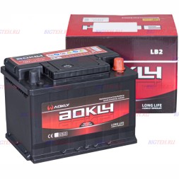 Аккумулятор автомобильный AOKLY 56219MF L2 62Ah 1