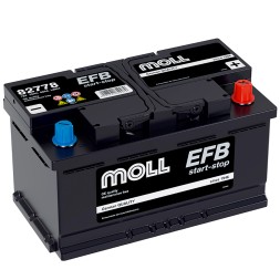 Аккумулятор автомобильный MOLL EFB LBN4 Start-Stop 78Ah (82778)
