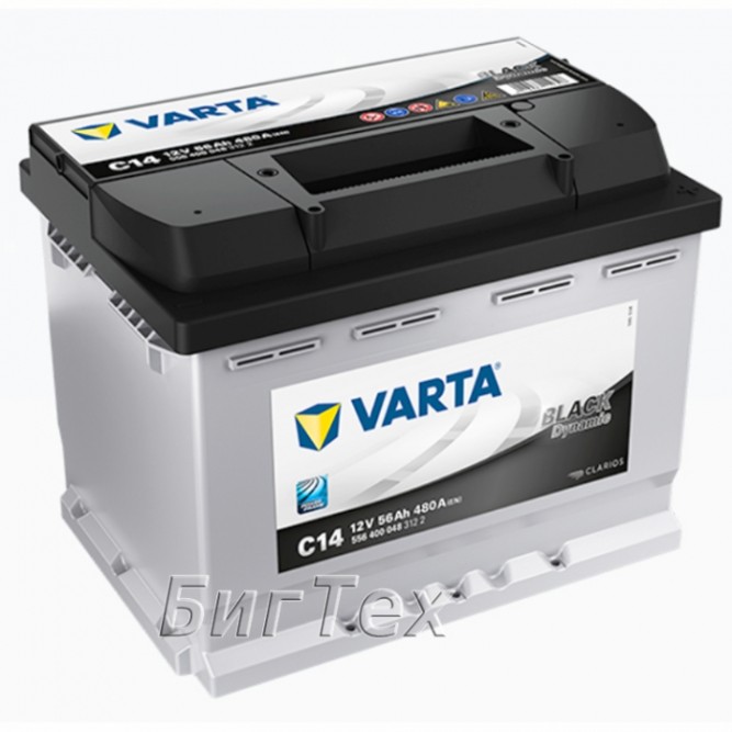 Аккумулятор автомобильный VARTA Black Dynamic C14, 56 Ач