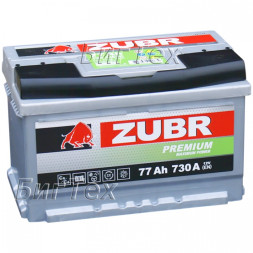 Аккумулятор автомобильный ZUBR PREMIUM ZP770 77 Ач 730A
