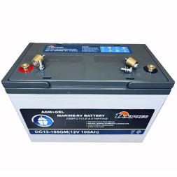 Аккумулятор тягово-стартовый Dekarouse DC12-105GM GEL 105Ah 600A