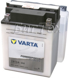 Мото аккумулятор Varta Powersports Freshpack YB14A-A2, 14 Ач