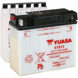Мото аккумулятор YUASA 51913, 19 Ач