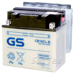 Мото аккумулятор GS CB16CL-B 20 Ач