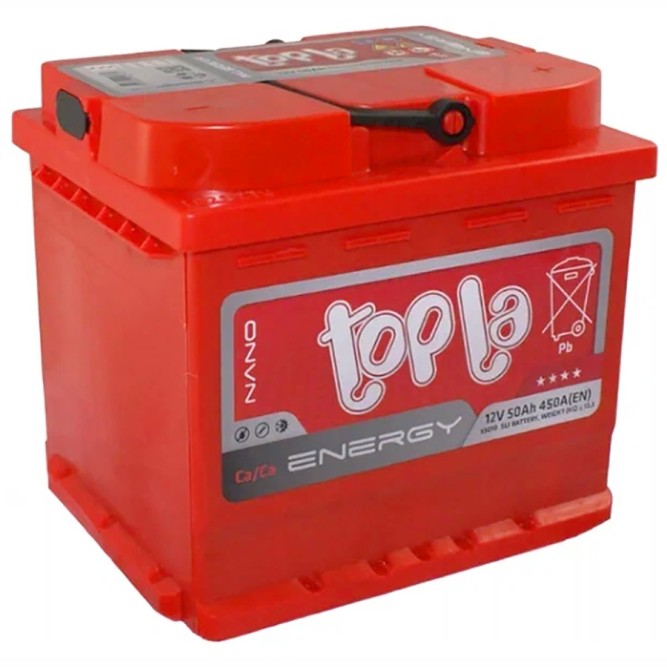 Аккумулятор автомобильный Topla Energy E50H 50Ач 450A обр. пол.