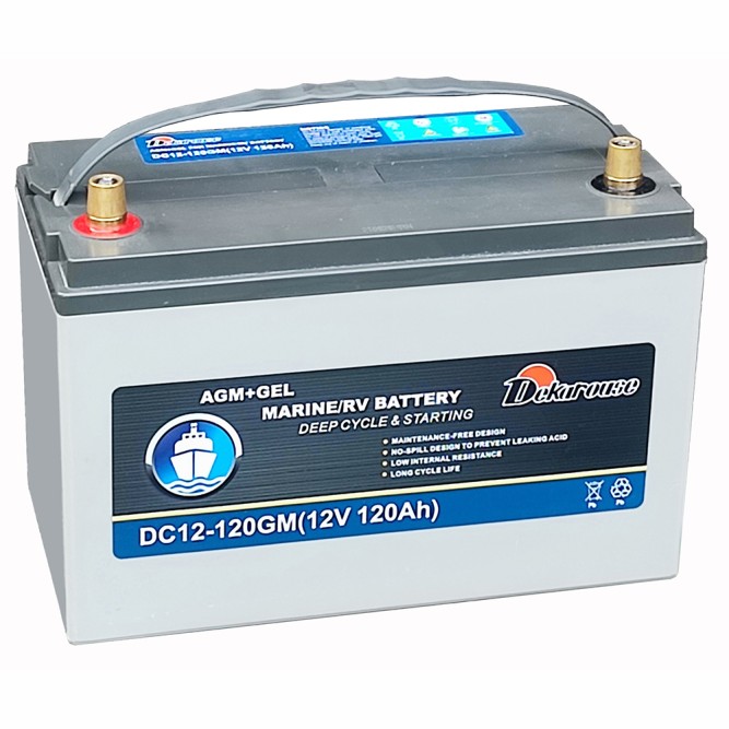 Аккумулятор тягово-стартовый Dekarouse DC12-120GM GEL 120Ah 700A