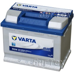 Аккумулятор автомобильный VARTA Blue Dynamic D24, 60 Ач Аккумулятор автомобильный VARTA Blue Dynamic D24, 60 Ач