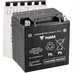 Мото аккумулятор YUASA AGM YIX30L-BS 31.6 Ач