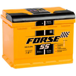 Аккумулятор автомобильный FORSE, 55 Ah 550А Аккумулятор автомобильный FORSE, 55 Ah 550А