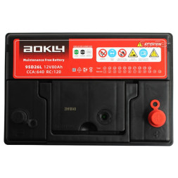 Аккумулятор автомобильный AOKLY ASIA 80Ah 640A 95D26L о.п.
