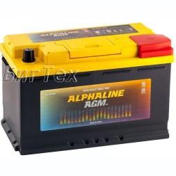 Аккумулятор автомобильный Alphaline AGM AX 58020 80 Ач Аккумулятор автомобильный Alphaline AGM AX 58020 80 Ач