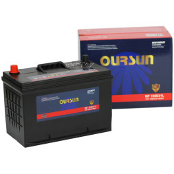 Аккумулятор автомобильный OURSUN JIS MF 105D31L 90Ач 730А обр.пол.