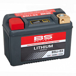 Мото аккумулятор литиевый BS LITHIUM LiFePO4 BSLI-03 3Ah 