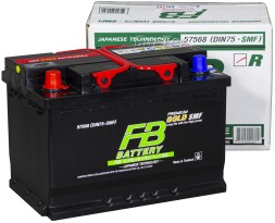 Аккумулятор автомобильный FB Gold SMF DIN LN3R 75Ач 680А п/п