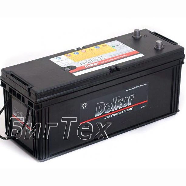 Аккумулятор грузовой Delkor 160F51L 135 Ач