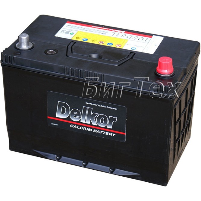 Аккумулятор автомобильный Delkor 125D31L 105 Ач