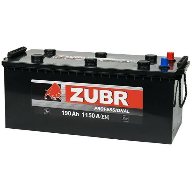 Аккумулятор грузовой ZUBR PROFESSIONAL 190Ач 1250A