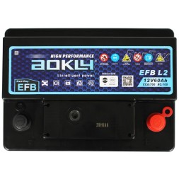 Аккумулятор автомобильный AOKLY EFB 60Ah 700A о.п. Аккумулятор автомобильный AOKLY EFB 60Ah 700A о.п.