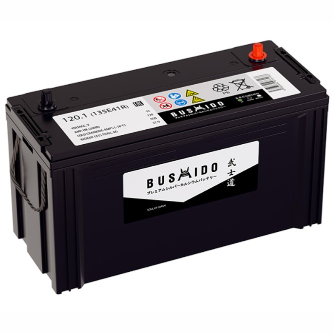 Аккумулятор грузовой BUSHIDO SJ 135E41R 120Ah