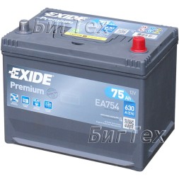 Аккумулятор автомобильный Exide Premium EA754 75 Ач Аккумулятор автомобильный Exide Premium EA754 75 Ач