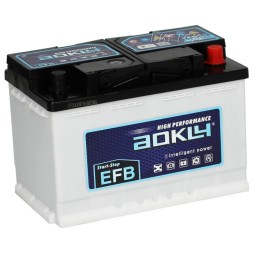 Аккумулятор автомобильный AOKLY EFB 70Ah 780A о.п.