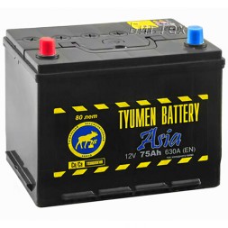 Аккумулятор автомобильный TYUMEN ASIA 6CT-75 75 Ач Аккумулятор автомобильный TYUMEN ASIA 6CT-75 75 Ач