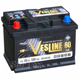 Аккумулятор автомобильный VESLINE 60Ah 500А Аккумулятор автомобильный VESLINE 60Ah 500А