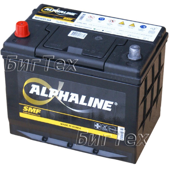 Аккумулятор автомобильный ALPHALINE STANDART 80D26R 70 Ач