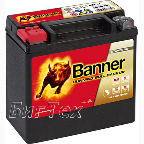 Аккумулятор резервный вспомогательный Banner Backup AUX14 14 Ач