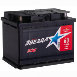 Аккумулятор автомобильный РУССКАЯ ЗВЕЗДА 60 Ач 480А о.п. Аккумулятор автомобильный РУССКАЯ ЗВЕЗДА 60 Ач 480А о.п.