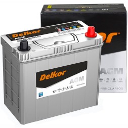 Аккумулятор автомобильный Delkor AGM S46B24L 45Ач 370А о/п