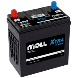 Аккумулятор автомобильный MOLL XTRA charge B20L 40Ah (74040)